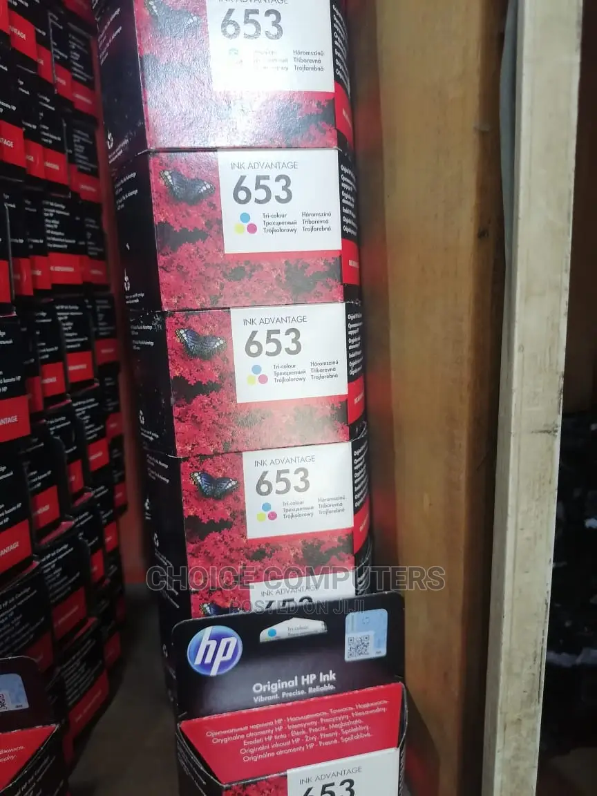 HP 653 Tri-Color Original Ink Advantage Cartridge
