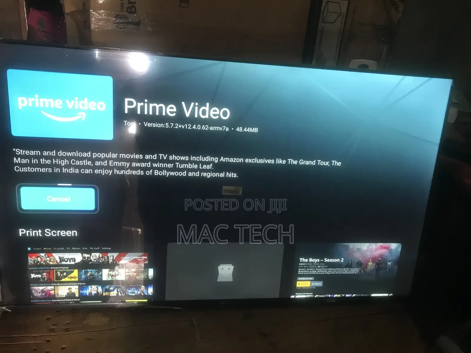 65 Inches LG Smart Tv 4k With TV Uhd.