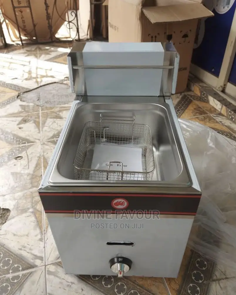 Gas Deep Fryer Single Basket
