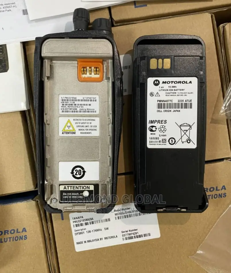 Motorola Dp3601 VHF Walkie Talkie