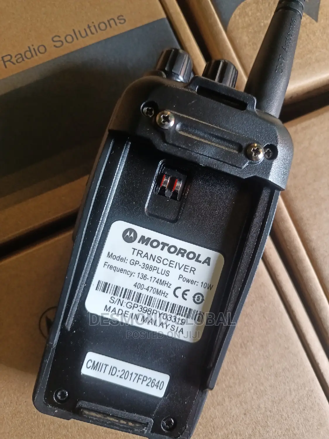 Motorola Gp398 Plus Dual Band Radio