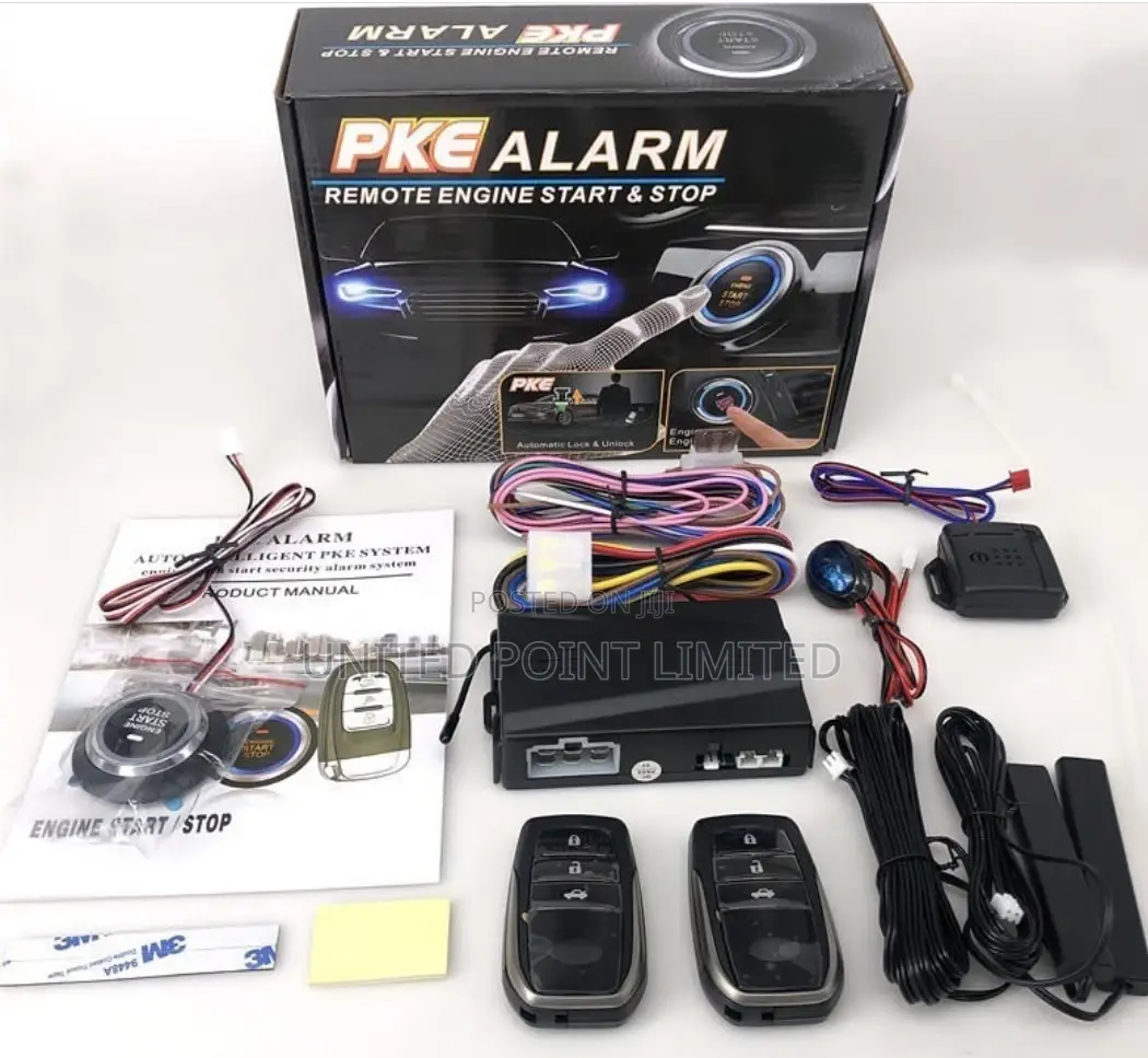 PKE Alarm Remote Engine Start and Stop
