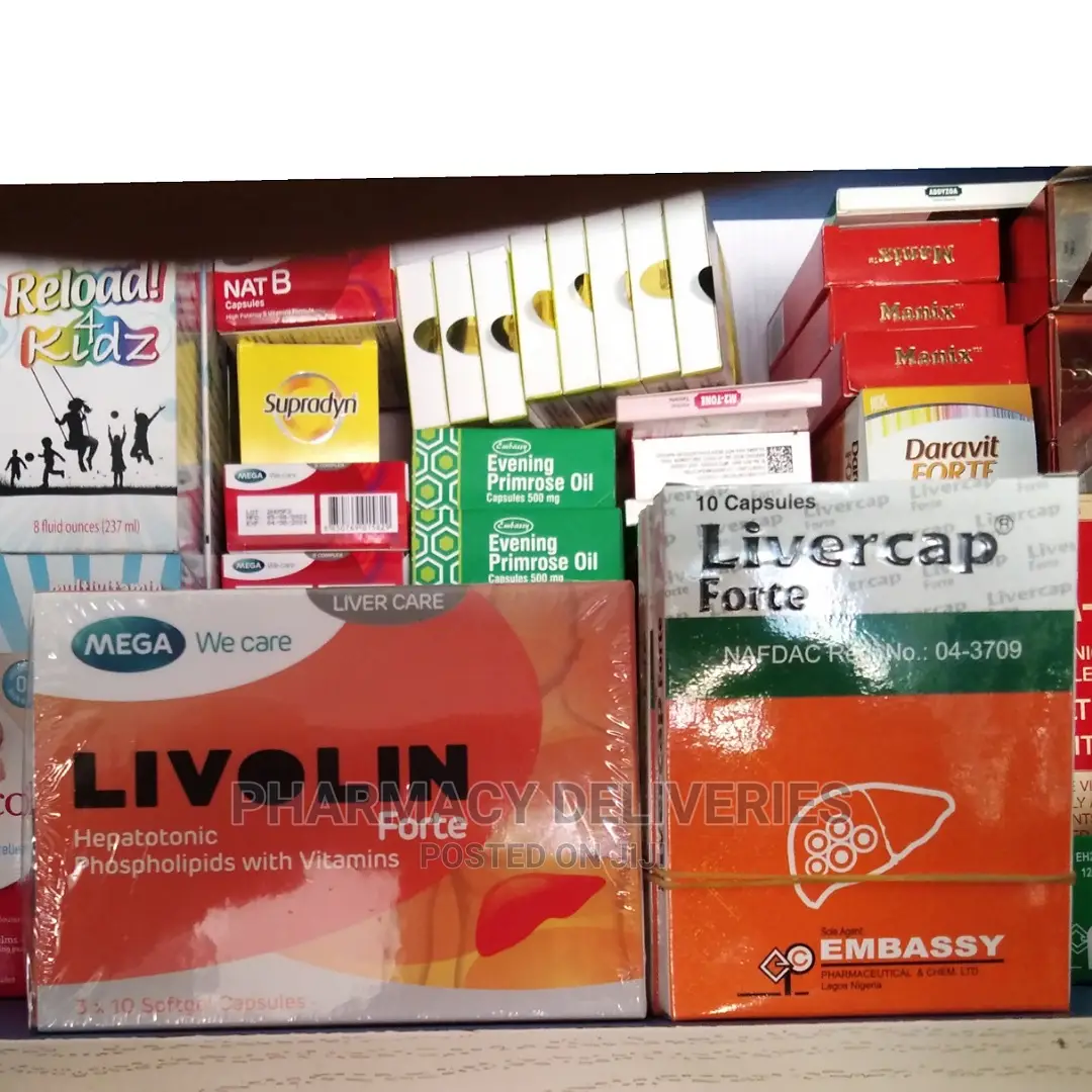 Livolin and Liver Cap for Healthy Liver Health Available