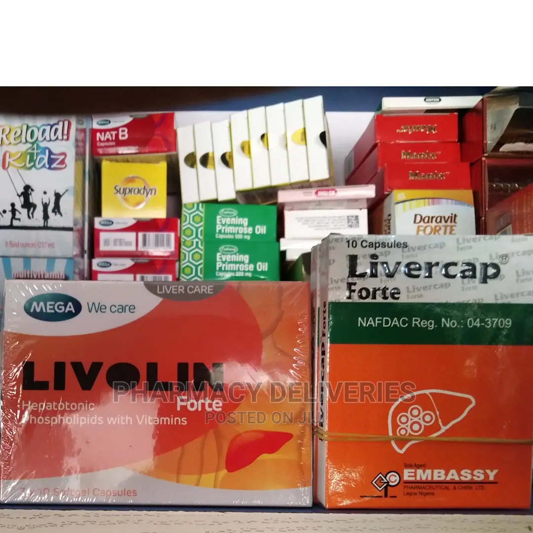 Livolin and Liver Cap for Healthy Liver Health Available