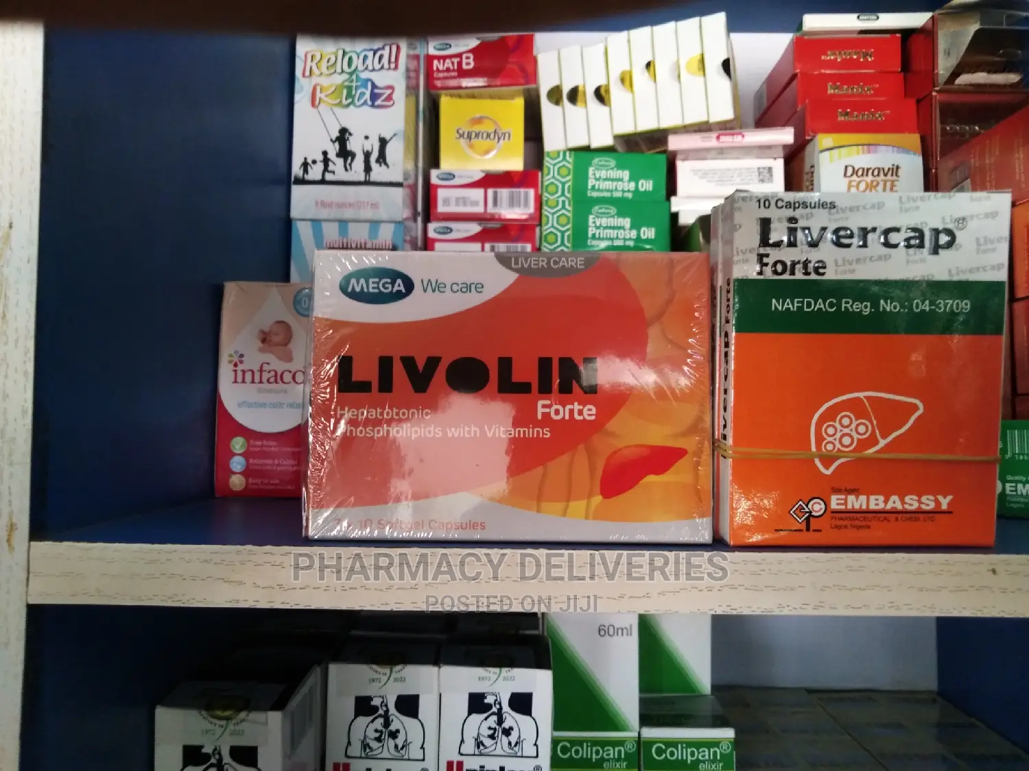 Livolin and Liver Cap for Healthy Liver Health Available
