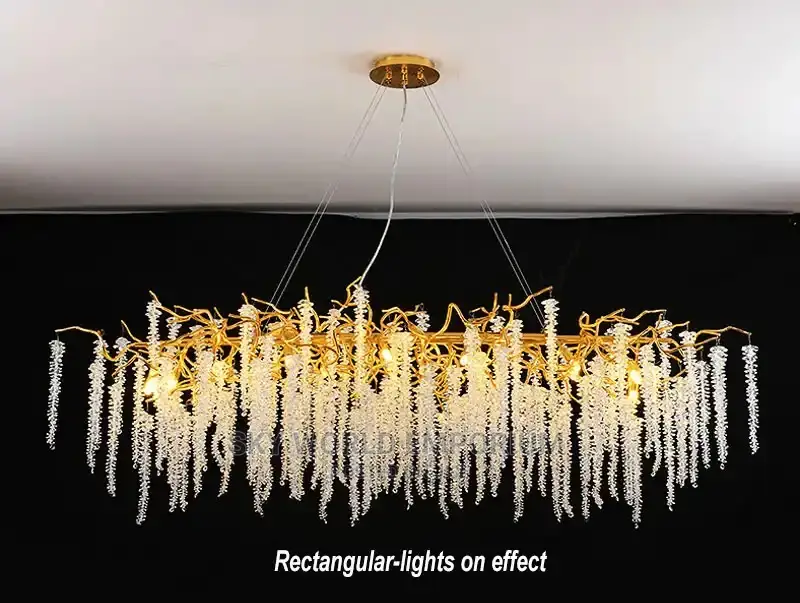 Morden Art Crystal Chandeliers for Living Room