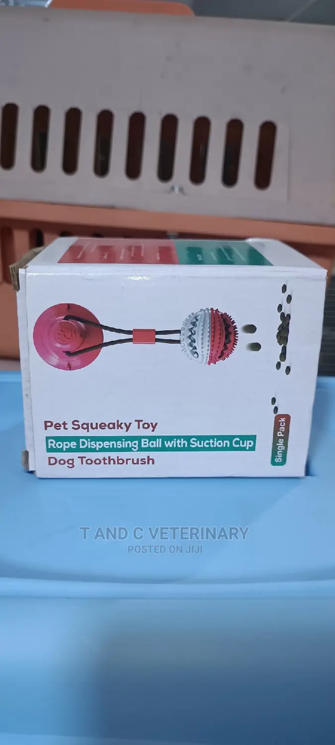 Dog Chew Suction Cup Tug of War Toy Multifunction