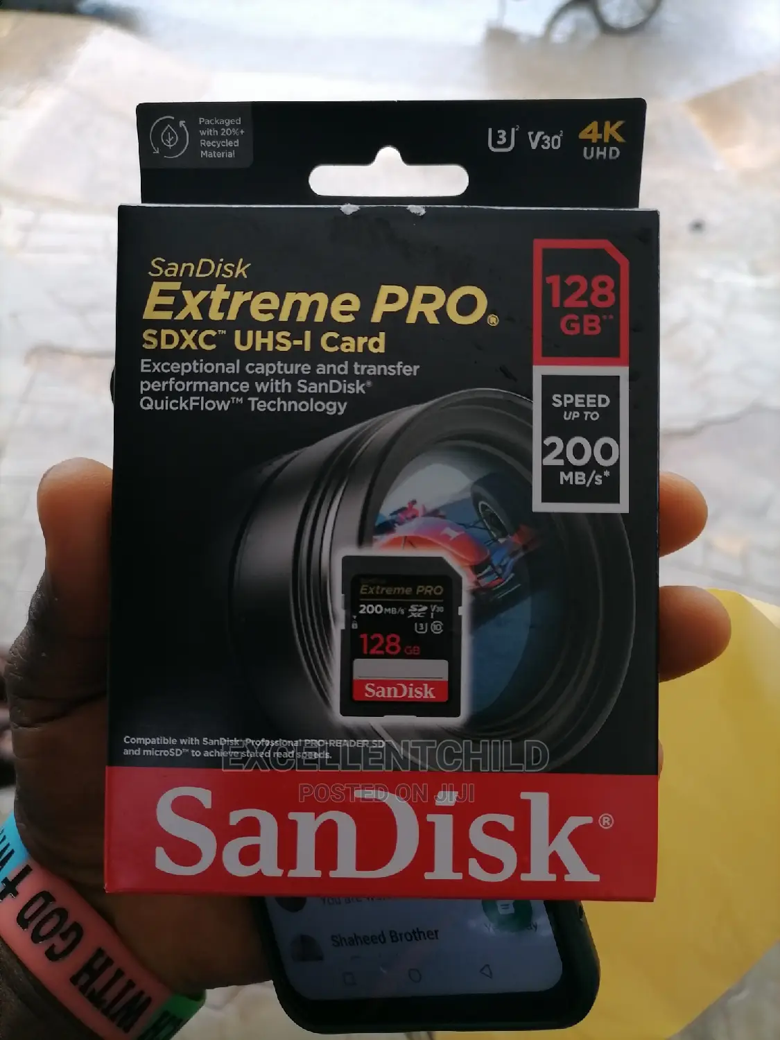 Sandisk 128gb Sd Card Extreme Pro Sdxc Uhs-i Card