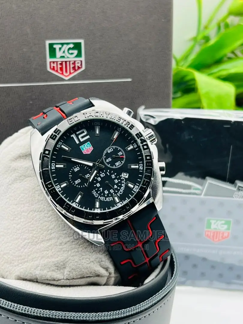 Tag Heuer Rubber Strap Wristwatch