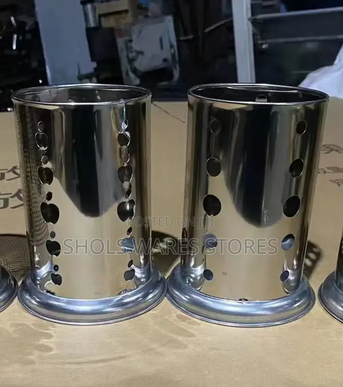 2pcsstainless Steel Kitchen Utensil Holder Set – 2pcs
