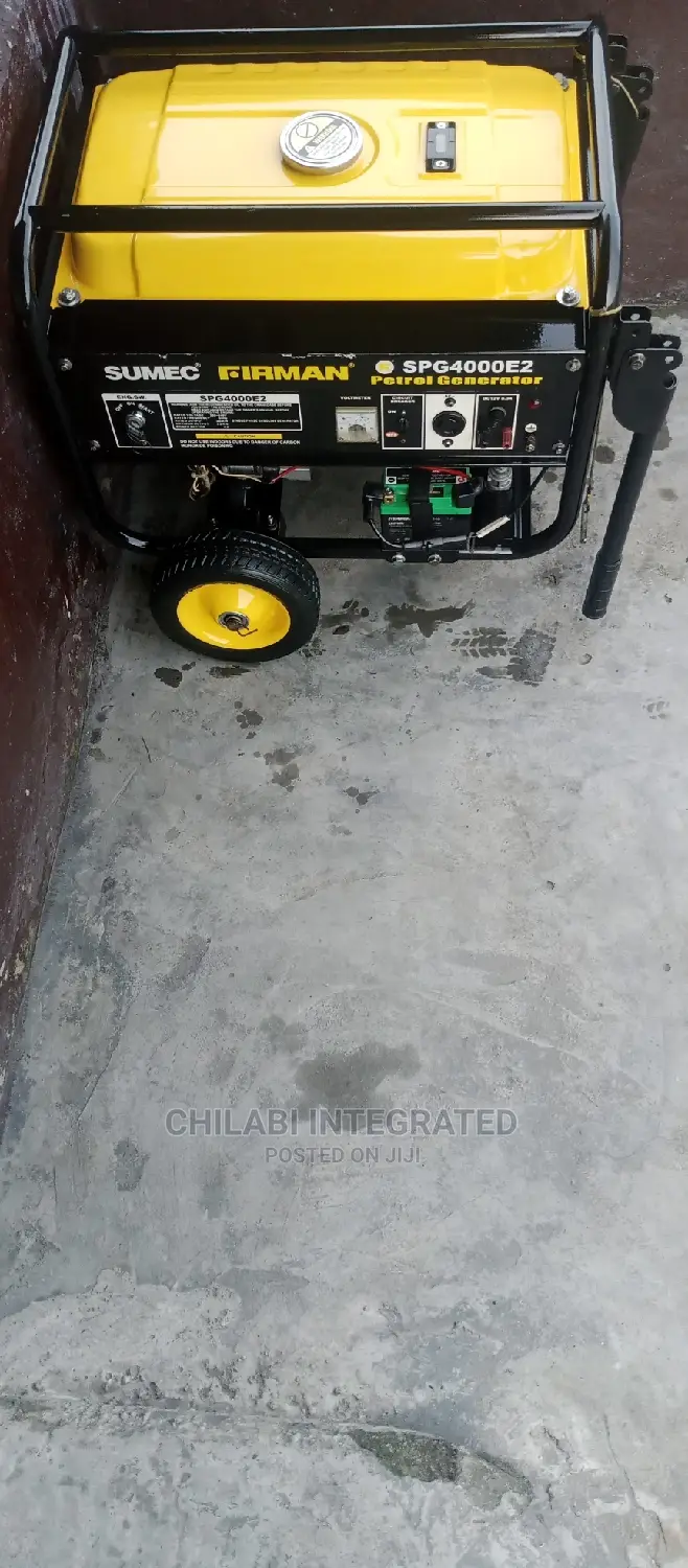 2 Months Old 3.3KVA SUMEC FIRMAN SPG4000E2 Key Generator