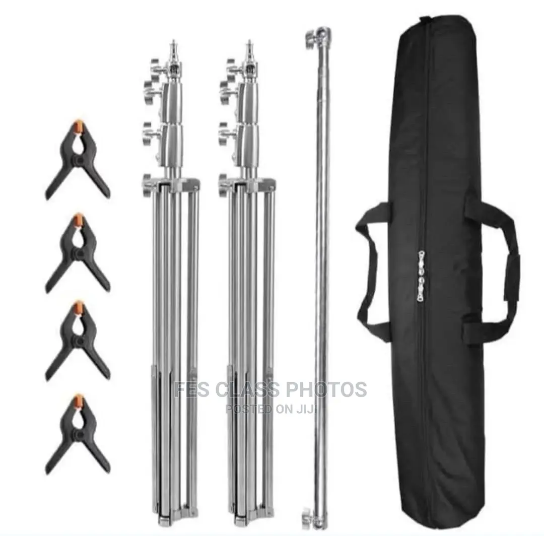 Silver Mobile Backdrop Stand KIT
