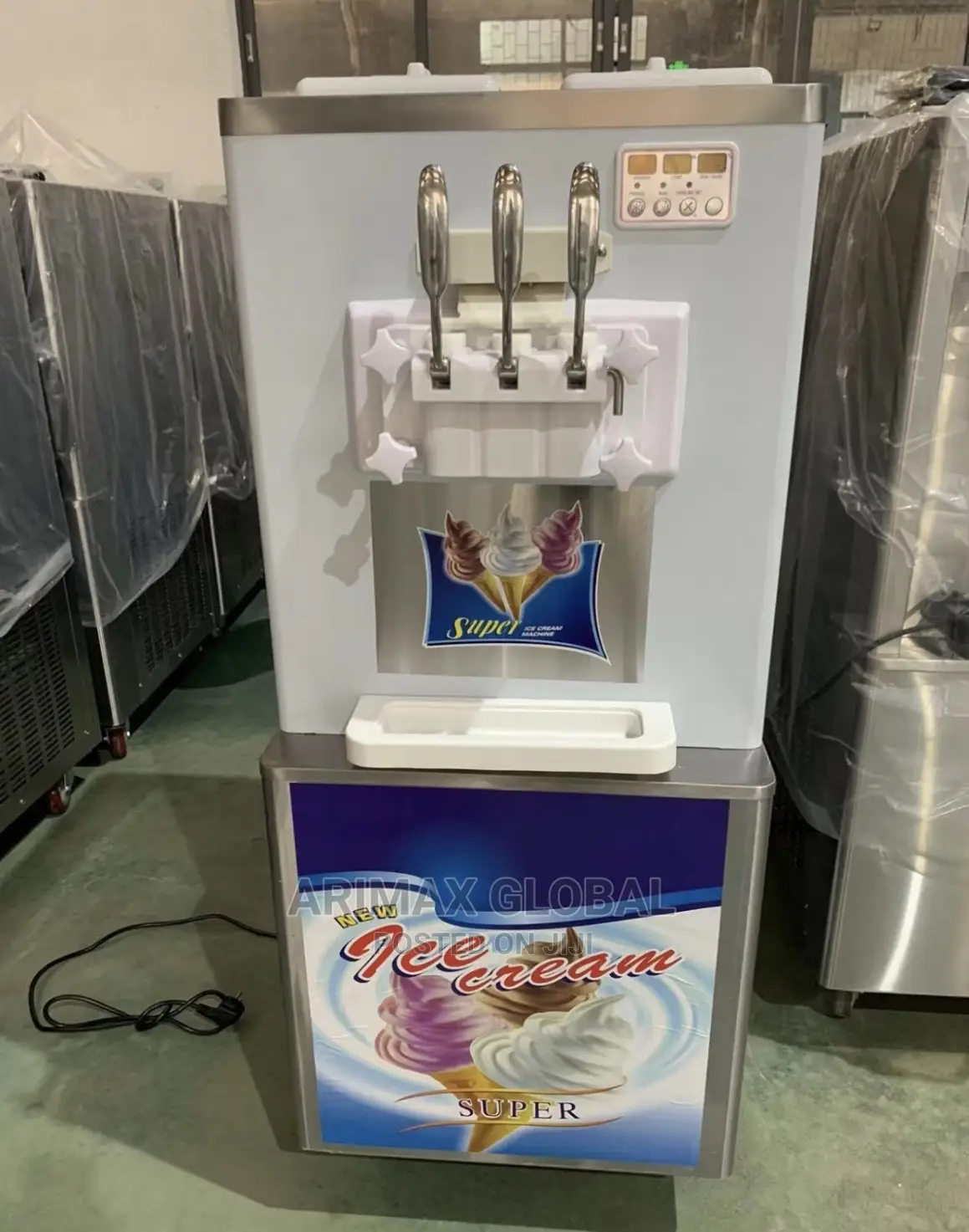 Standing Ice Cream Machine