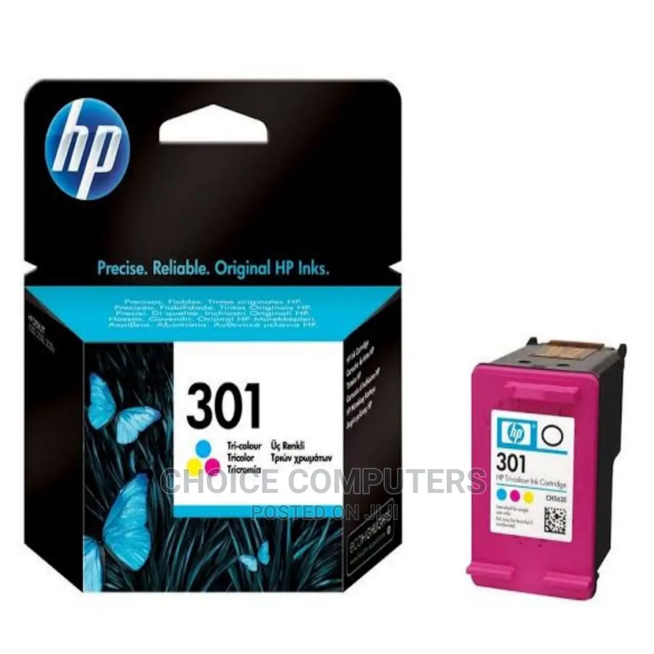 HP 301 Tri-Color Original Ink Cartridge