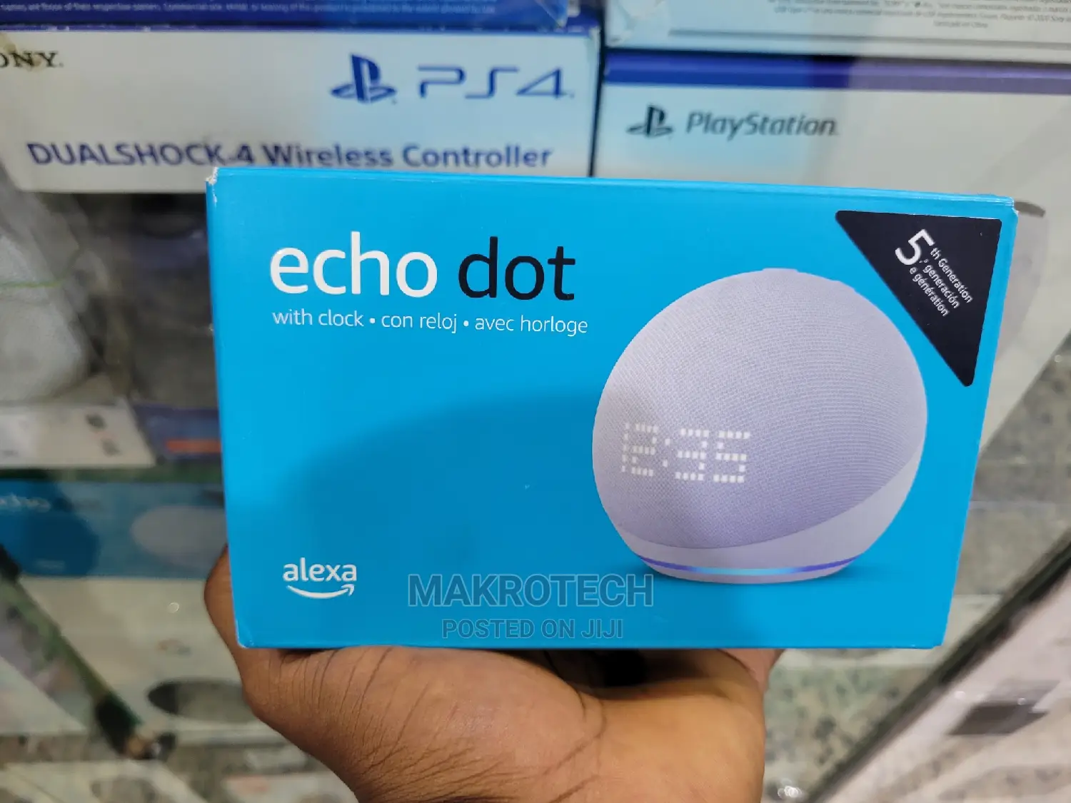 Amazon Echo Dot (5th Gen) Smart Speaker With Alexa Clock