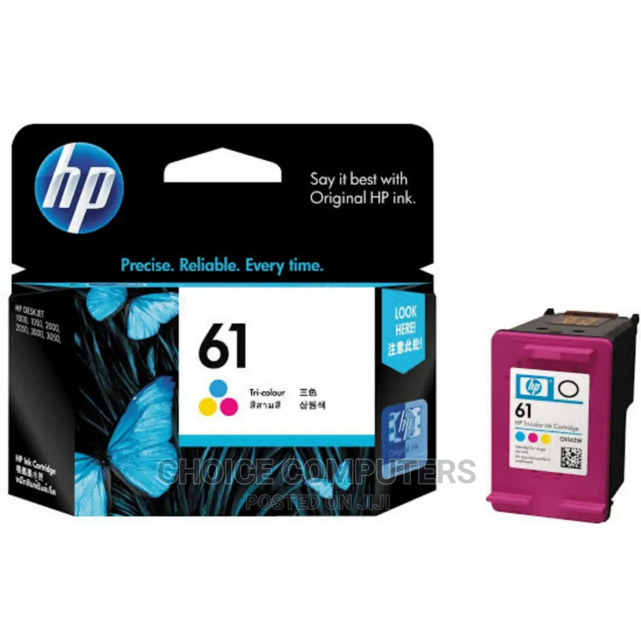 HP 61 Tri-Color Original Ink Cartridge