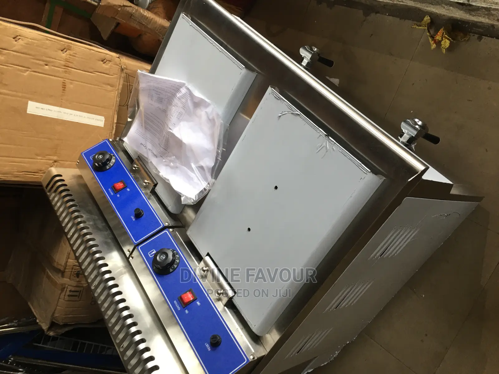 Electric Deep Fryer Double Basket With Tap