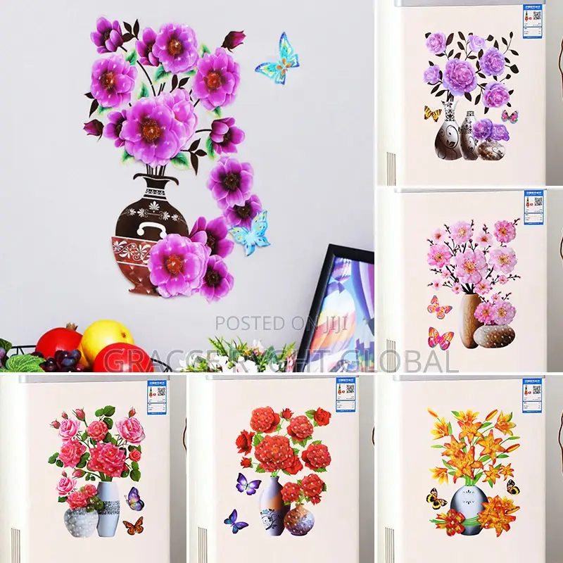 3d Flower Vase Wallpaper