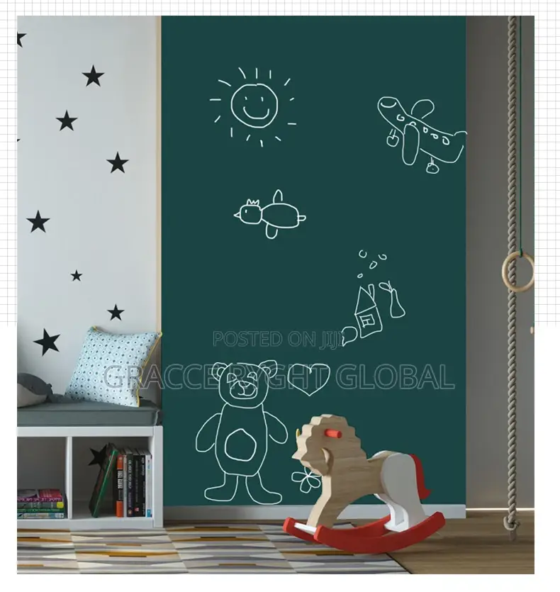 Wall Sticking Chalkboard 60cm by 200cm