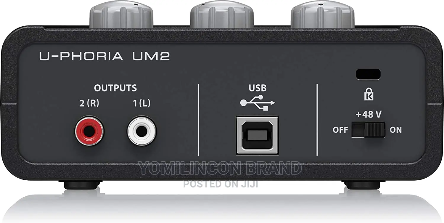 Behringer U-Phoria UM2 2×2 USB Audio Interface