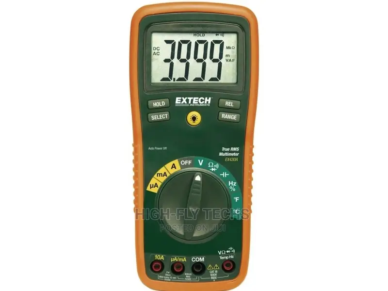 Extech True-RMS Auto Ranging Professional Multimeter, 600v