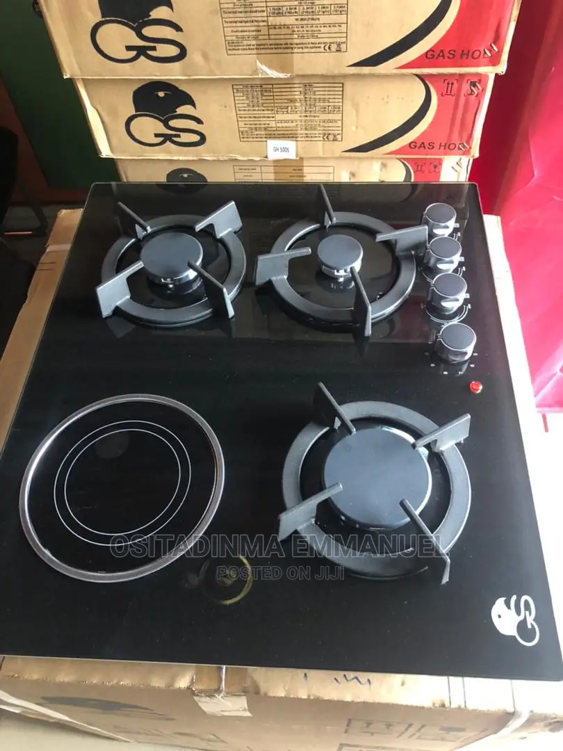 GS Inbuilt- Gas Cooker 4 Burner With One Electric