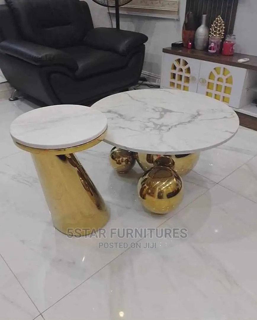 2 in 1 Marble Center Table