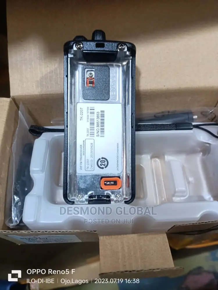 Kenwood Tk 2207 VHF Walkie Talkie