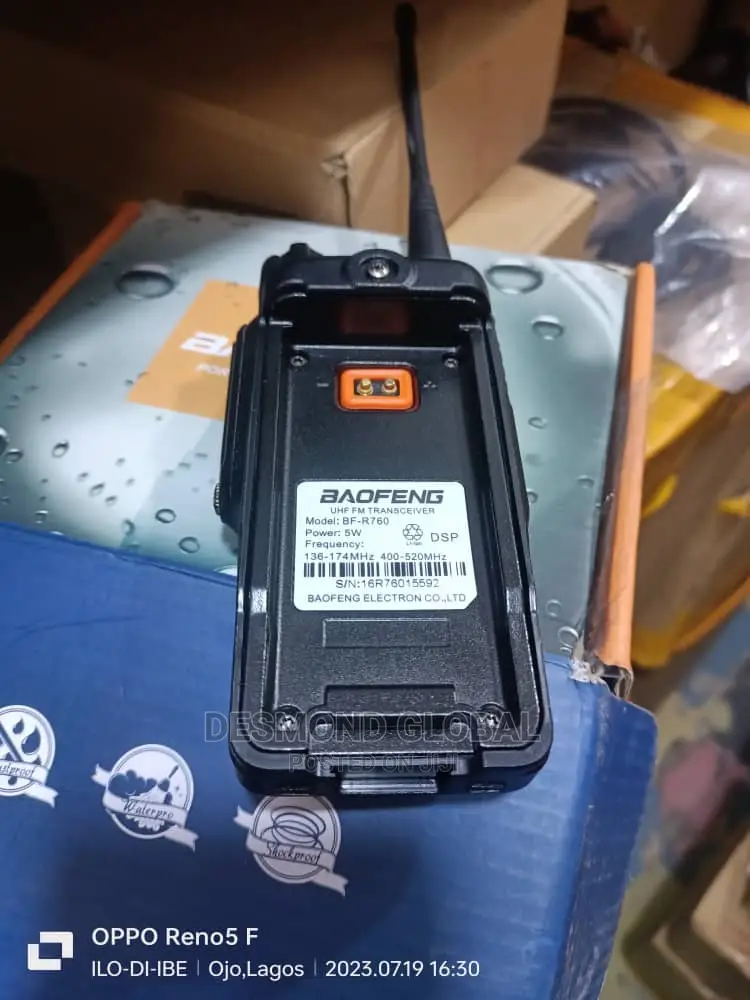 Baofeng R760 Dual Band Walkie Talkie