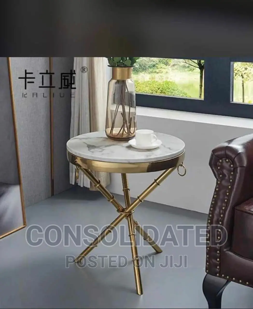 Unique Marble Side Stool