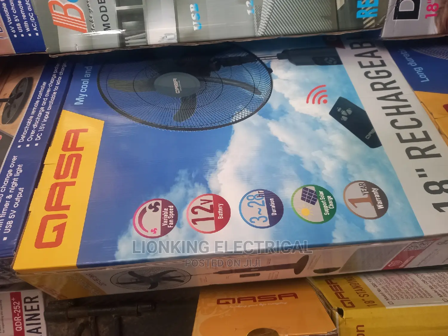 Qasa Rechargeable Fan