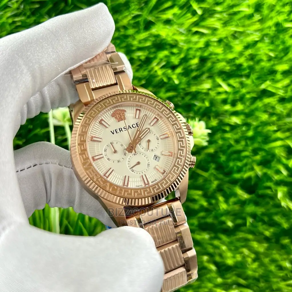 Original VERSACE Gold Stainless Steel Available in Store
