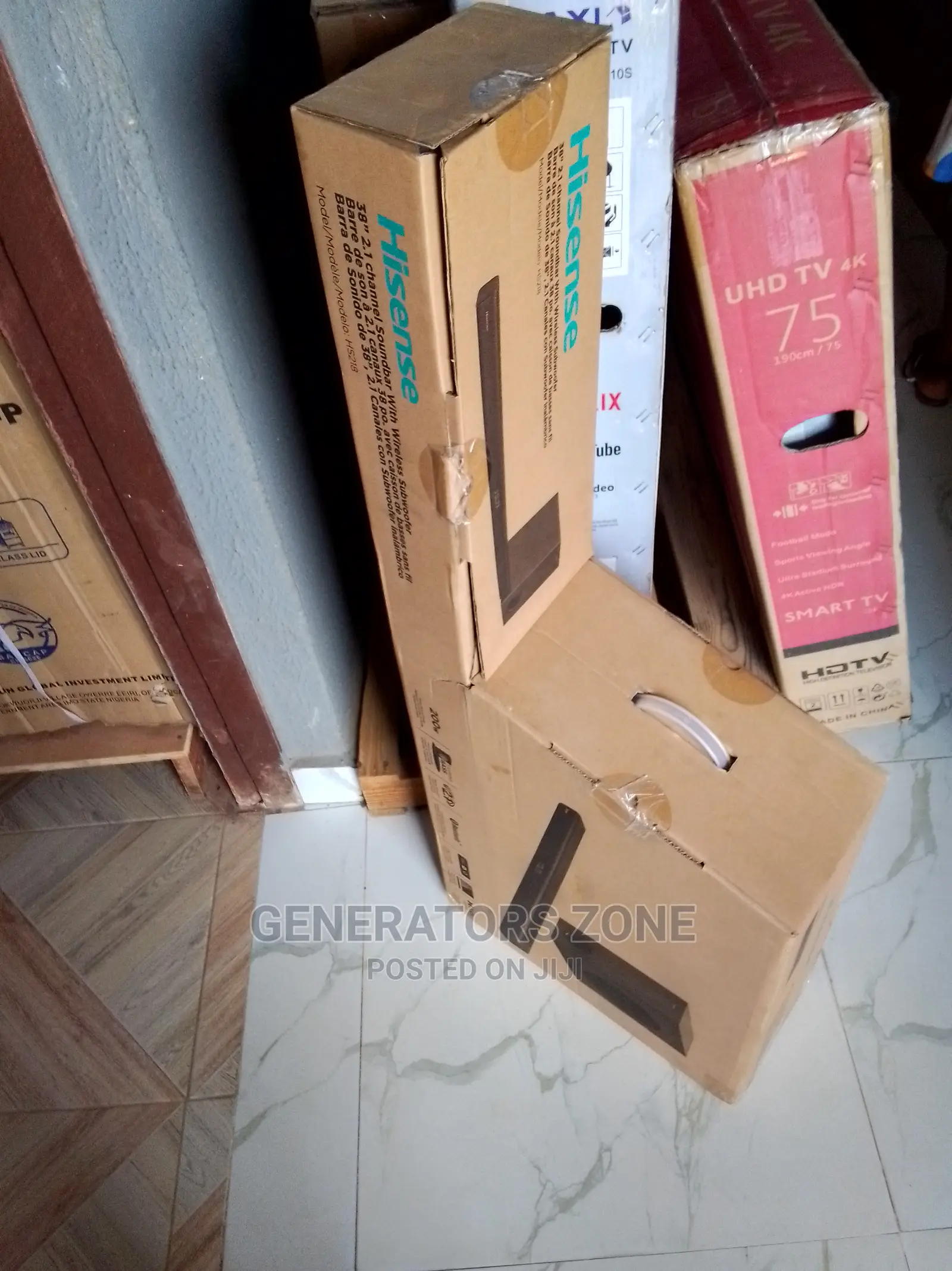 The Brand New Hisense 200watt Bluetooth Sound Bar System