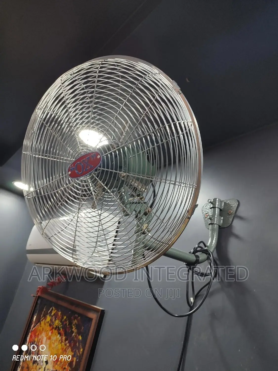 OX Industrial Wall Fan 20inches
