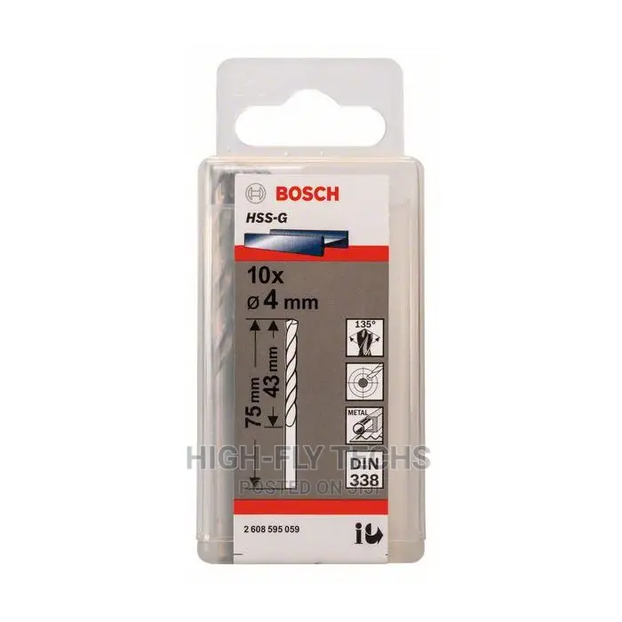 Bosch Metal Drill Bit 4X43X75MM
