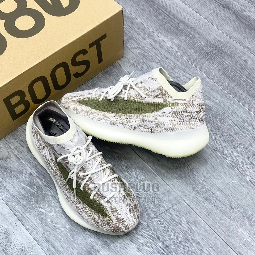 Classical Adidas Yeezy Boost 380 “Green Oat”Sneakers