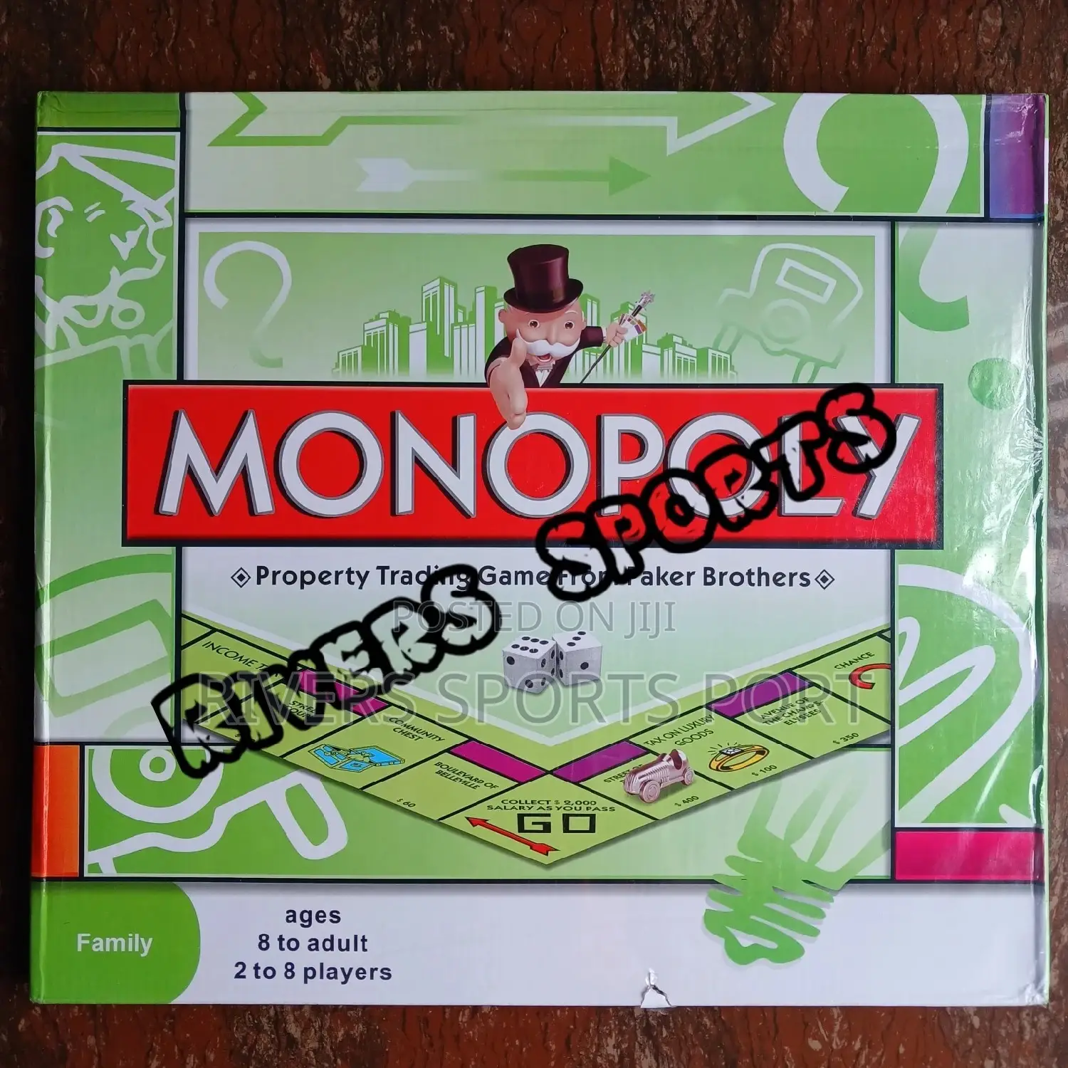 Deluxe Monopoly Board Game, Biggest Size With Plastic Board
