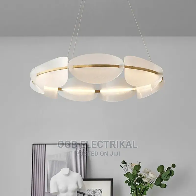Modern Acrylic Leaf Led Chandeliers