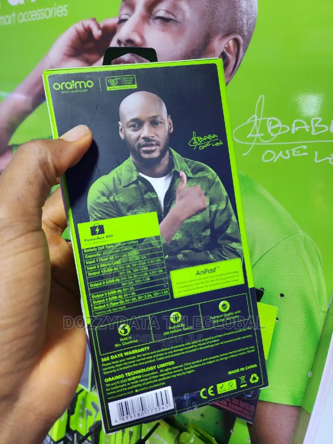 Oraimo- 40000mah Powerbank -P400q
