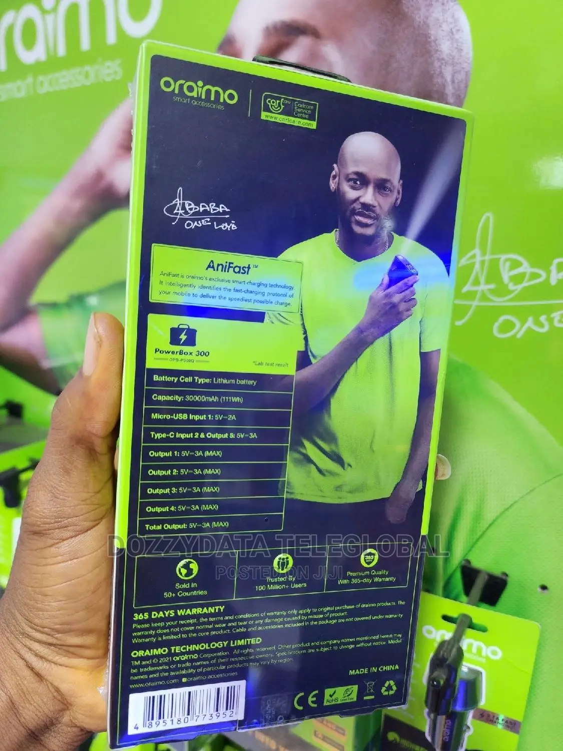 Oraimo 30000mah Superior Quality 2way Ultra Fast Power Bank
