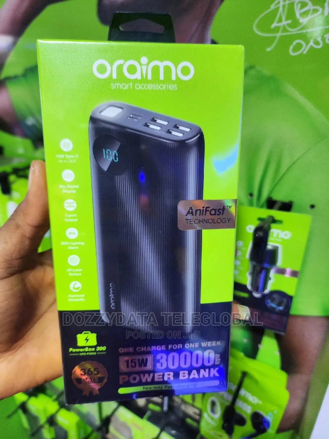 Oraimo 30000mah Superior Quality 2way Ultra Fast Power Bank