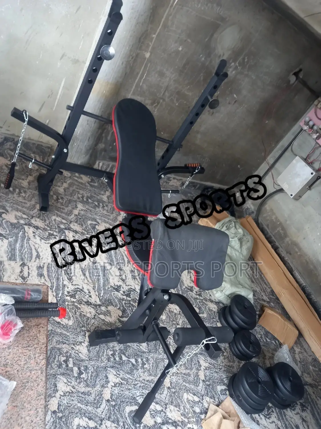 Weight Bench / Bench Press With Lat Pulldown and 50kg Weight