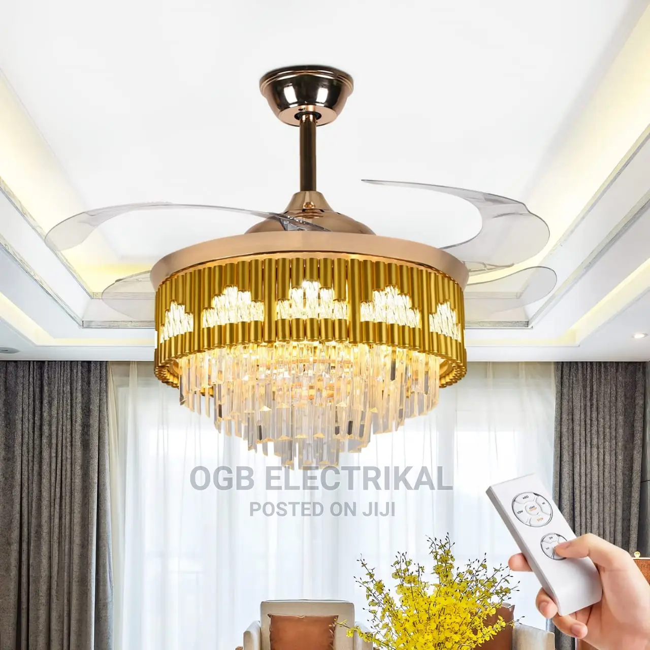 New Ceiling Fan Chandelier