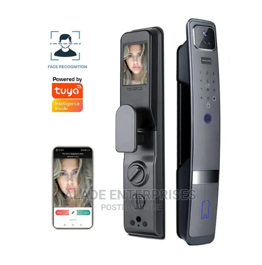 Wifi Tuya 3D Face Recognition Smart Door Lock