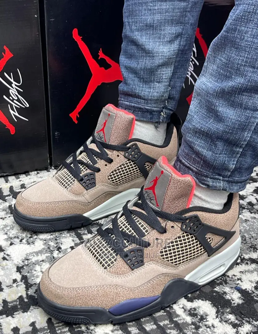 Original 4 Retro Taupe Haze Sneakers Available in Store