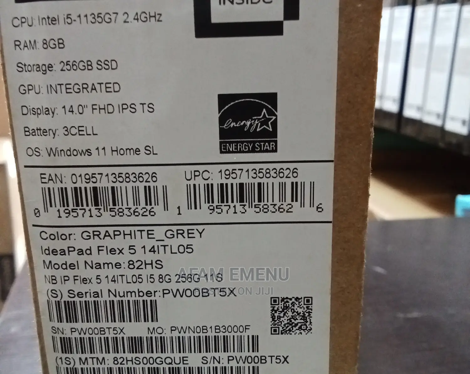 New Laptop Lenovo Flex 5 8GB Intel Core I5 SSD 512GB