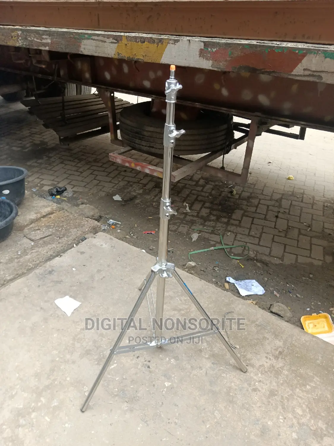 Silver Light Stand