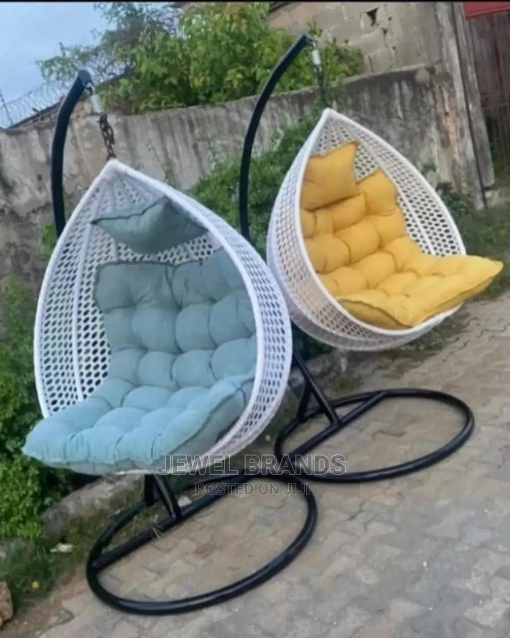Quality Indoor/Outdoor Rattan Made Hanging Swing Chair.