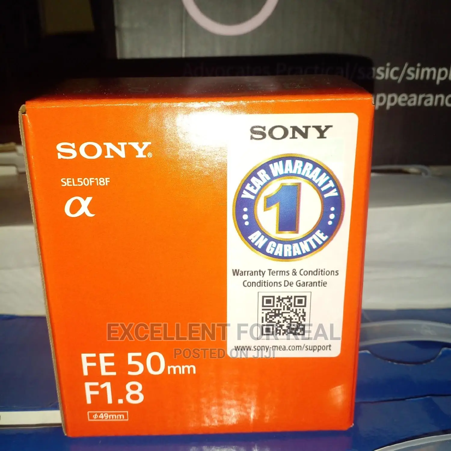 Sony Alpha Series Lens 50mm F1.8