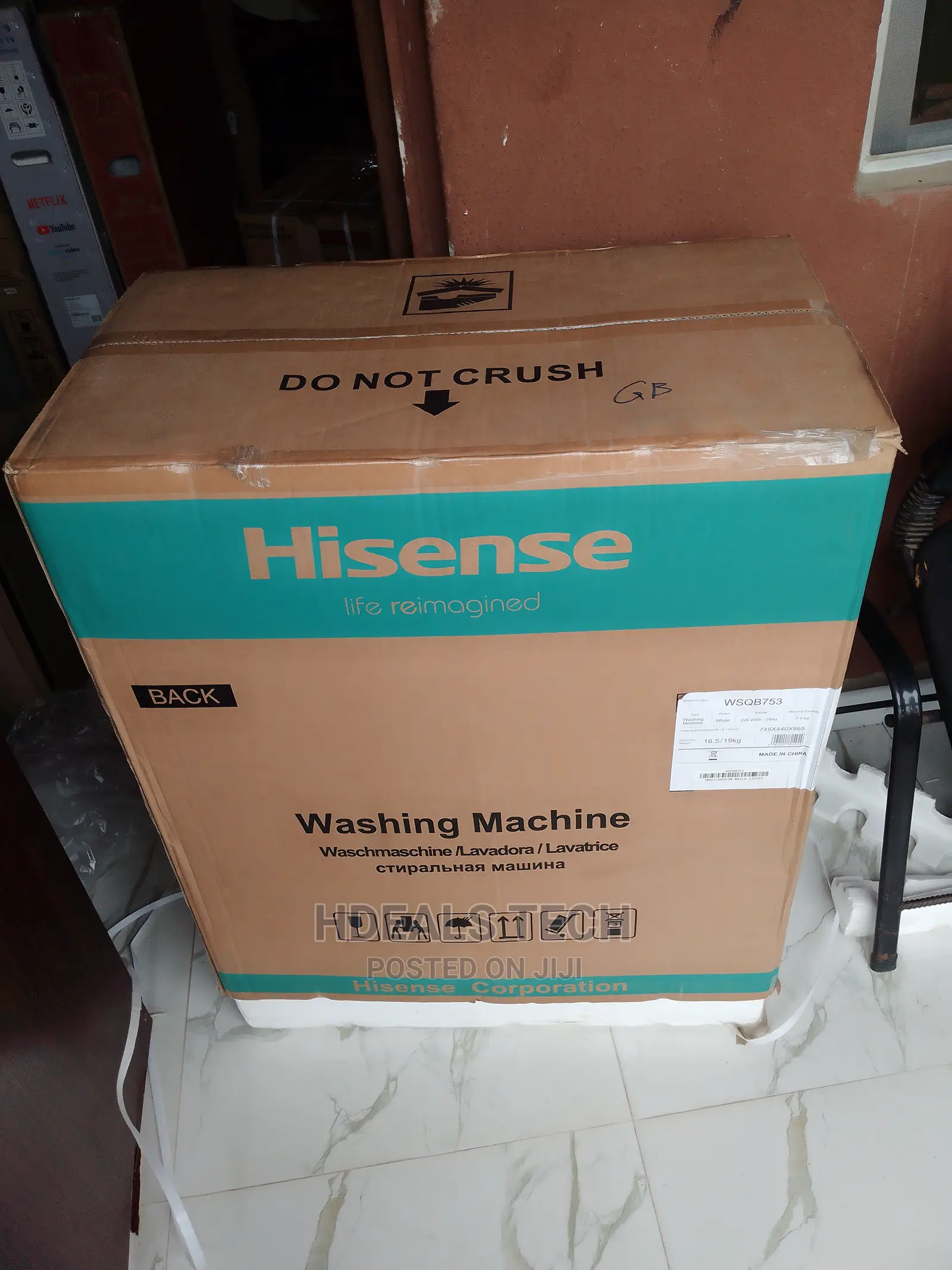 World Selling Hisense 7.5kg Top Loader Washing Machine